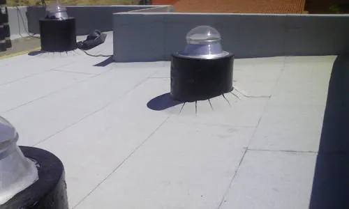 Obra de recubrimientos térmicos realizada por RETESA