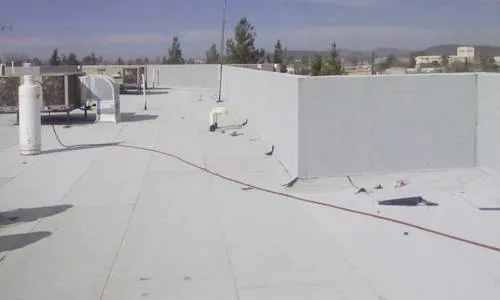Obra de recubrimientos térmicos realizada por RETESA